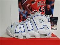 Nike AIR MORE UPTEMPO 96 Embossed White Royal Blue UK 9.5 EUR 44.5 (FD0669 100)