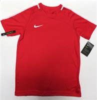 NIKE boys red white dri-fit sports t-shirt tee Age 12 - 13 years football gym