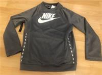Nike Sportswear Boys Long Sleeve Overhead Top Grey Logo - CU9168 084 10-12YRS M