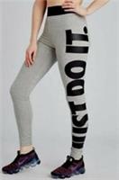 Nike Women's Legasee JUST DO IT Logo Tight Fit High-waist Tights CN6890 063 S - Small Regular