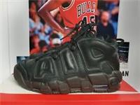 Nike AIR MORE UPTEMPO Black Velvet Brown Womens UK 5 EUR 38.5 (DV1137 001)