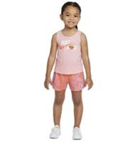 NIKE Toddler Tank Top and Shorts Set Pink DX8034-693 3-4 Years Size 4T
