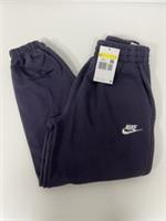 Nike Club Kids Joggers Fleece Cuffed Junior Relaxed Fit Purple Small 128-137cm