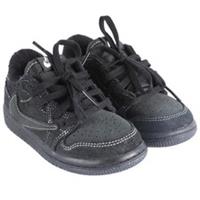 NIKE + TRAVIS SCOTT KIDS AIR JORDAN 1 LOW PHANTOM SNEAKERS EU 25 UK 7.5 US 8