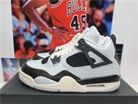 Nike AIR JORDAN 4 Retro (GS) Pure Platinum Gold UK 6 EUR 40 (FZ8585 070)