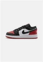 Nike Air Jordan 1 Low Bred Toe 553558-161 UK 4 Red Black White