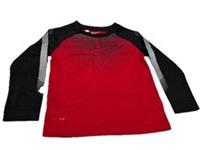 Nike Dri-Fit Size 3T Boys Long Sleeves Top - Red/Black/Silver 100% Polyester