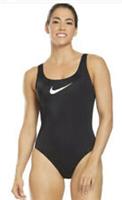 NIKE CITY SERIES U-BACK ONE-PIECE SWOOSH SWIMSUIT - BLACK CN5193-001 - SMALL - S Regular