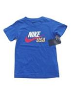 Nike Blue Boy cotton sports t shirt tick boy size 6 years NWT