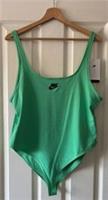 Nike green bodysuit top xl extra large new