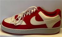 Nike Red Court Vision Low Trainers UK 6 US 8.5 EU 40 REF 4252 =
