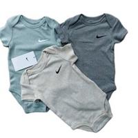Nike baby Green Grey Heather vest Jersey bodysuit 3pc set size 6 months NWT