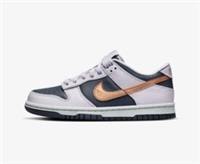 Nike Dunk Low SE GS Trainers Youth Thunder Blue Metallic UK 4.5 EU 37.5 USA 5Y