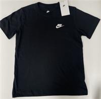 Kids The Nike Tee Round Neck Black Short Sleeved Size Medium 137cm-147cm