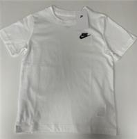 Kids The Nike Tee Round Neck White Short Sleeved Size Medium 137cm-147cm