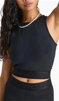 Nike Pro SMALL Women's Dri-Fit Tight Sleeveless Active Crop Top Black FQ7934-010 - S Regular