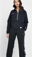 NEW! Nike Womens Football JACKET (SMALL) Long Sleeve Half Zip Black AQ0657 010 - S Regular