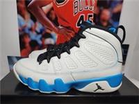 Nike Air Jordan 9 Retro Powder Blue UK 4 EUR 36.5 (FQ8992 101)