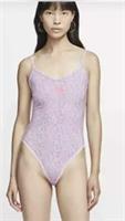 Nike Women's Festival AOP Bodysuit Iced Lilac New GRAPHICS CW2508 Size XS - XS Regular