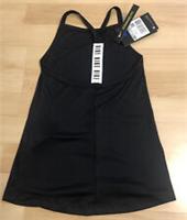 Nike Elastika Girls Vest Tank Top Black Dance Sports (XS 7-8 Years) - CV9368 010 - Extra Small (7/8 Years) Juniors