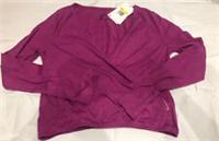 Nike Yoga Women's Wrap Top (Pink) Small Dri Fit CU6290 564 - S Regular