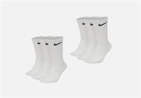Nike Everyday Mens Womens Crew Socks 6 Pairs Dri-Fit Sports Cushioned - 8-11 Regular