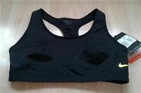 Nike Pro BRA Sports Women's 360 Degrees - Size XS - Non padded Moulded Black - XS Regular
