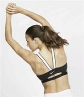 WOMENS NIKE INFINITY MEDIUM SUPPORT SPORTS BRA DRI FIT (BV3703 010) BLACK - S - S Regular