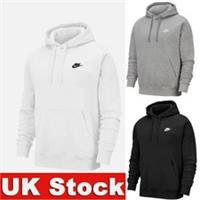 New Nike Hoodie Men's Club Fleece Pullover Warm Sportswear Sweatshirt 3 Colour - L Regular
