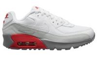 NIKE YOUTH TRAINERS AIR MAX 90 LTR GS WHITE PINK CD6864 116 UK5 EUR38 USA5.5Y