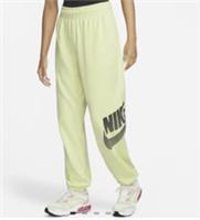 NIKE WOMENS LOOSE MID RISE FLEECE JOGGERS GRAPHIC LOGO YELLOW DZ4603 335  XS - XS Regular