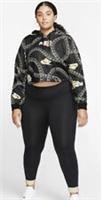 NEW! Nike Womens Icon Clash Crop Print Hoodie Jacket CK8607 010 1x Plus UK 22 - 1X UK 22-24 Plus Size