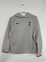 Children's Spurs Football Nike Youth Grey Tech Hoodie 2025/26 Pockets Size XL