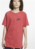 NIKE OLDER KID LONG LENGTH SHORT SLEEVE T-SHIRT - AQ9675 850 - XL - 14/16 YEARS