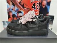 Nike Air Force 1 Low 07 LV8 Black Satin Womens UK 9.5 EUR 44.5 (IH2034 010)