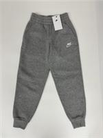 Kids Nike Grey Jogging Pants Cuffed Leg Size Small 128137 Cm FB3008-063