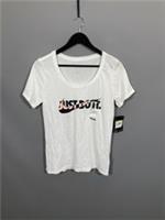 NIKE T-Shirt - Size Small - White - New With Defects - Womens - Small Regular