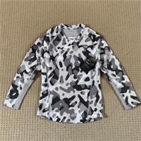 Boys NIKE Training Top Age 10 - 12 Camo Print Pro Warm Dri-Fit Slim Fit