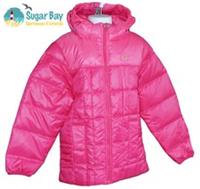 New NIKE Girls 550 Fill Down Puffa Jacket Pink 10-12 Years M + Free Nike Scarf