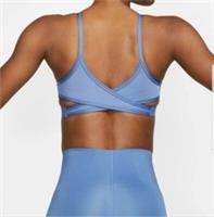 NEW NIKE FAVOURITES PADDED LIGHTWEIGHT WITH DRI - FIT SPORTS BRA SIZE L IN BLUE - L Regular