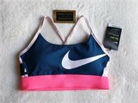NEW NIKE "ICON CLASH" LIGHT SUPPORT PADDED SPORTS BRA SIZE SMALL BLUE & PINK MIX - S Regular