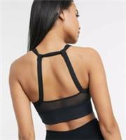 NEW NIKE AIR 'SWOOSH' MEDIUM CONTROL SPORTS BRA SIZE XTRA SMALL in BLACK - XS Regular