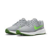 Nike Revolution 6 GS Trainers Nike Junior Boys Girls Running Trainer Grey Green