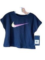 NIKE TOP TSHIRT BLACK SHORT SLEEVES TOP AGE 3 YEARS NEW TAGS GIRLS