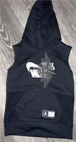 Nike Air Jordan Pullover Hoodie Black Sleeveless New Tags Age 4 Years - 4 Years Regular