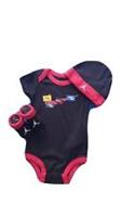 Nike baby black vest Jersey beanie socks 3pc set size 6 12 months NEW AIRJORDAN
