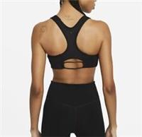 NEW NIKE AIR 'SWOOSH' MEDIUM CONTROL SPORTS BRA SIZE LARGE in BLACK - L Regular