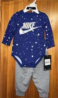 Nike Boys Set Suit Bottoms & Top Age 6 Months New Tags Blue Grey
