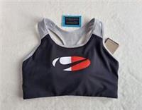 NEW NIKE SWOOSH MEDIUM SUPPORT - PADDED SPORTS BRA SIZE XL in BLACK/GREY MIX - XL Regular