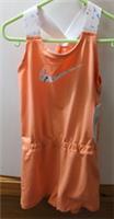 Nike Girls Strappy Playsuit Age 5 Years Orange New Tags Logo